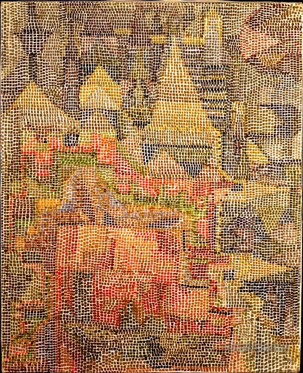 Le jardin du château Paul Klee Peintures à l'huile